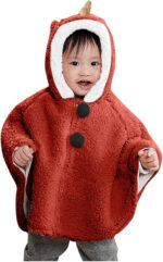 cape poncho bébé dinosaure