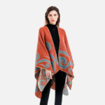 poncho en cachemire