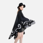 poncho doux cachemire