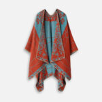 Cachemire Cape Poncho élégant