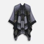 tendance poncho ethnique
