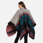 poncho femme chic