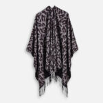 Cape poncho léopard