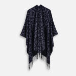 Poncho confort léopard