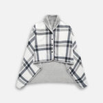 Cape Poncho à Carreaux élégante