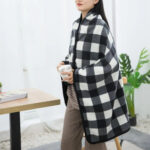poncho hiver élégant