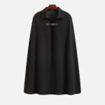 Vêtement poncho noir