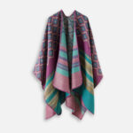 poncho coloré
