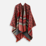 cape poncho coton