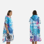 Élégant Poncho de Bain