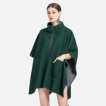 poncho chaud pour hiver