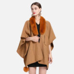 Poncho chaud et élégant