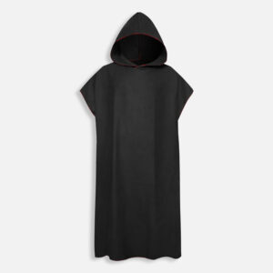 poncho microfibre noir