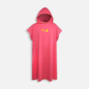 poncho microfibre rose