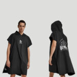 Accessoire de plage Poncho Surf Noir