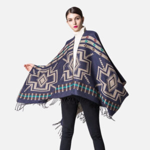 poncho croix mexicaine