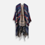 Poncho Motifs Mexicains