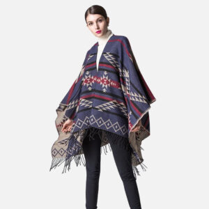 Poncho Bleu Marine