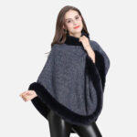 poncho d'hiver chaud