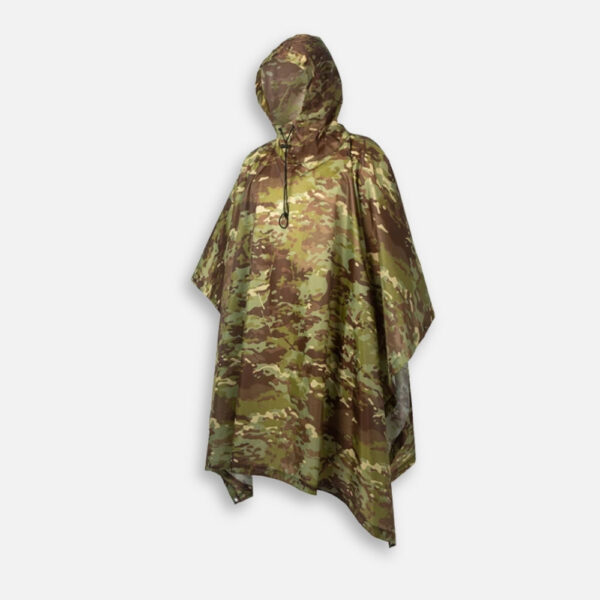 poncho camouflage militaire