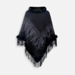 poncho franges bohème