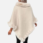 poncho chaud et élégant