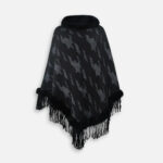 Poncho avec franges