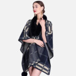 poncho femme hiver