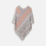 élégant poncho à col V
