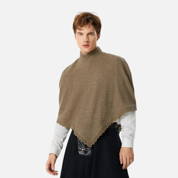 Poncho Court Homme élégant
