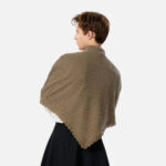 Poncho Court couleur kaki