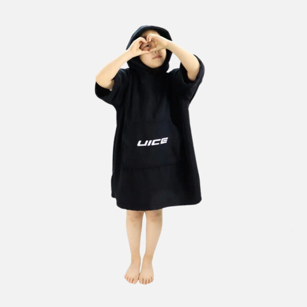 Poncho De Bain Enfant Noir