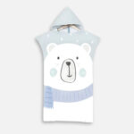 Poncho De Bain Enfant Ours Polaire