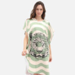 Poncho De Bain Jaguar élégant