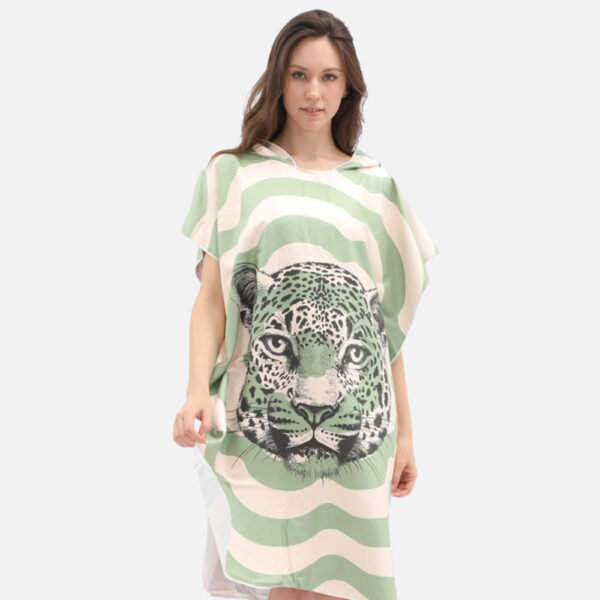 Poncho De Bain Jaguar élégant