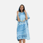 cape poncho baleine bleue