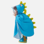 Motif dinosaure bleu