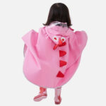 Cape Poncho Dinosaure Rose