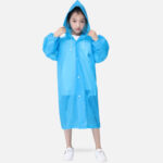 poncho enfant bleu