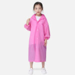 protection pluie enfant rose