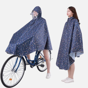 cape poncho vélo pluie