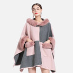 cape poncho féminine