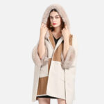poncho élégant hiver