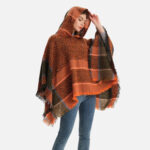 style poncho orange
