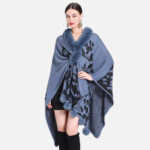 poncho en marron