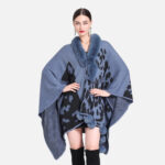 poncho hiver confortable
