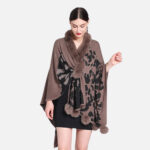poncho hiver stylé