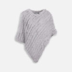 cape poncho fourrure pour femmes