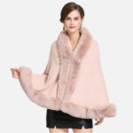Élégant Poncho Rose