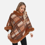 poncho luxe hiver